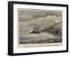 Wreck and Burning of a Barque in Mount's Bay, Cornwall-null-Framed Giclee Print