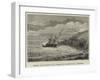 Wreck and Burning of a Barque in Mount's Bay, Cornwall-null-Framed Giclee Print