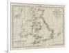 Wreck Chart of the British Isles-null-Framed Giclee Print