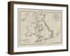 Wreck Chart of the British Isles-null-Framed Giclee Print
