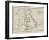 Wreck Chart of the British Isles-null-Framed Giclee Print