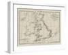 Wreck Chart of the British Isles-null-Framed Giclee Print