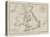 Wreck Chart of the British Isles-null-Stretched Canvas