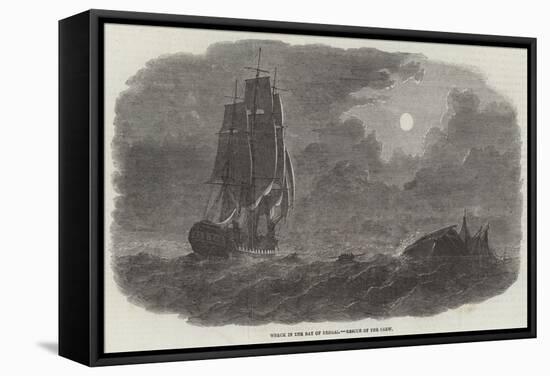 Wreck in the Bay of Bengal, Rescue of the Crew-null-Framed Stretched Canvas