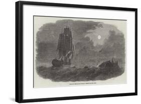 Wreck in the Bay of Bengal, Rescue of the Crew-null-Framed Giclee Print