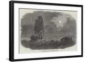 Wreck in the Bay of Bengal, Rescue of the Crew-null-Framed Giclee Print