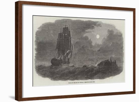 Wreck in the Bay of Bengal, Rescue of the Crew-null-Framed Giclee Print
