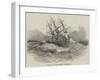 Wreck of a Dutch Indiaman, Pevensey Bay-null-Framed Giclee Print