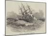 Wreck of a Dutch Indiaman, Pevensey Bay-null-Mounted Giclee Print