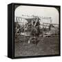 Wreck of a German Bomber That Tried to Break Through the Aerial Defence, World War I, 1914-1918-null-Framed Stretched Canvas