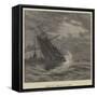 Wreck of a Schooner at Dover-null-Framed Stretched Canvas