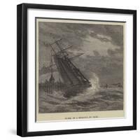 Wreck of a Schooner at Dover-null-Framed Giclee Print