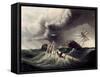 Wreck of an American War-Sloop-J. Lowell-Framed Stretched Canvas