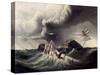 Wreck of an American War-Sloop-J. Lowell-Stretched Canvas