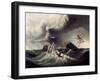 Wreck of an American War-Sloop-J. Lowell-Framed Giclee Print