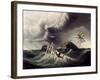 Wreck of an American War-Sloop-J. Lowell-Framed Giclee Print