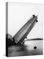 Wreck of Britain's Greatest Airship, the Mayfly, at Barrow, 1911-Thomas E. & Horace Grant-Stretched Canvas