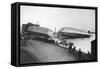 Wreck of Britain's Greatest Airship, the Mayfly, at Barrow, 1911-Thomas E. & Horace Grant-Framed Stretched Canvas