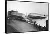 Wreck of Britain's Greatest Airship, the Mayfly, at Barrow, 1911-Thomas E. & Horace Grant-Framed Stretched Canvas