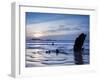 Wreck of Helvetia, Worms Head, Rhossili Bay, Gower, West Wales, Wales, United Kingdom, Europe-Billy Stock-Framed Photographic Print