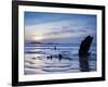 Wreck of Helvetia, Worms Head, Rhossili Bay, Gower, West Wales, Wales, United Kingdom, Europe-Billy Stock-Framed Photographic Print