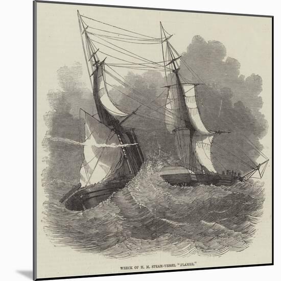 Wreck of Hm Steam-Vessel Flamer-null-Mounted Giclee Print