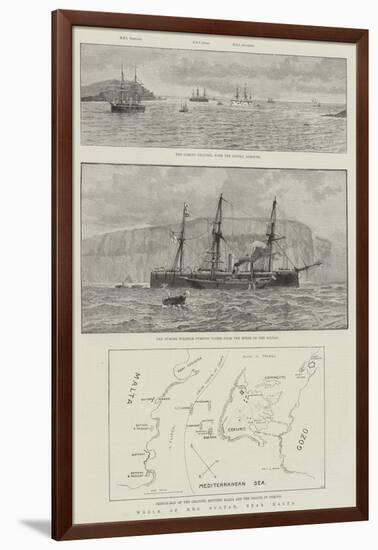 Wreck of HMS Sultan, Near Malta-null-Framed Giclee Print