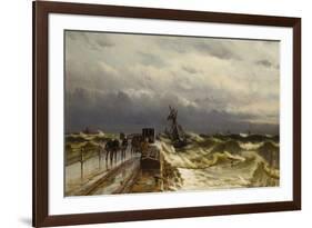 Wreck of the Barque 'Jacob Rothenberg', 28 November 1878, 1887-Duncan F. McLea-Framed Giclee Print