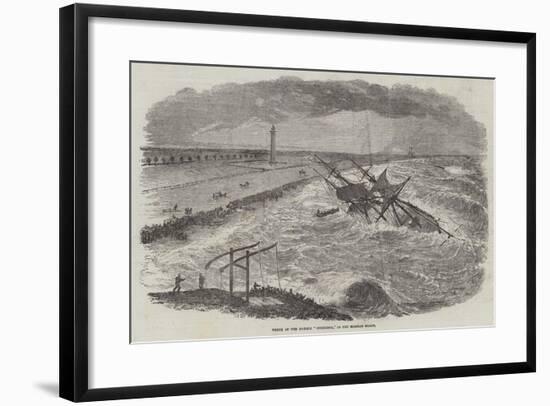 Wreck of the Barque Successor, in the Madras Roads-null-Framed Giclee Print