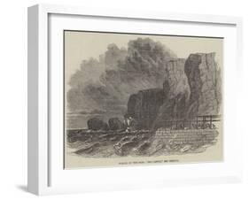 Wreck of the Brig Newcastle, Off Whitby-null-Framed Giclee Print