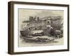 Wreck of the Brigs Mary and Hope, at Whitby, Yorkshire-null-Framed Giclee Print