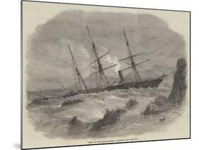 Wreck of the Chilian Steamer Cazador-null-Mounted Giclee Print