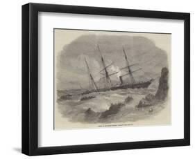 Wreck of the Chilian Steamer Cazador-null-Framed Giclee Print