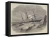 Wreck of the Chilian Steamer Cazador-null-Framed Stretched Canvas