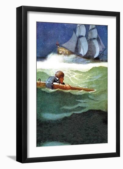 Wreck of the Covenant-Newell Convers Wyeth-Framed Art Print