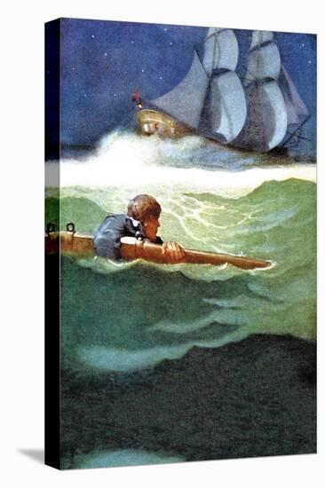 Wreck of the Covenant-Newell Convers Wyeth-Stretched Canvas