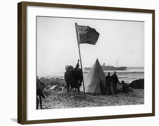 Wreck of the Delhi on the Moroccan Coast, December, 1911-Thomas E. & Horace Grant-Framed Photographic Print