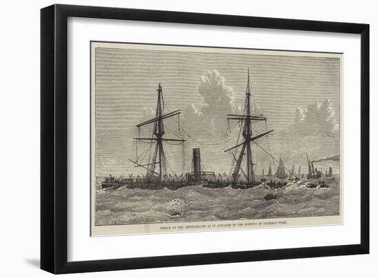 Wreck of the Deutschland as it Appeared on the Morning of Thursday Week-null-Framed Giclee Print