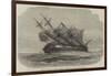 Wreck of the Duncan Dunbar, Australian Passenger Ship, on the Coast of Brazil-null-Framed Giclee Print