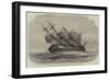 Wreck of the Duncan Dunbar, Australian Passenger Ship, on the Coast of Brazil-null-Framed Giclee Print