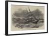 Wreck of the English Brig Hebe, in the Colombo Roads, Ceylon-null-Framed Giclee Print