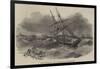 Wreck of the English Brig Hebe, in the Colombo Roads, Ceylon-null-Framed Giclee Print