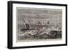 Wreck of the Jersey Mail Steam-Packet Express on the Grunes Houillieres-Richard Principal Leitch-Framed Giclee Print