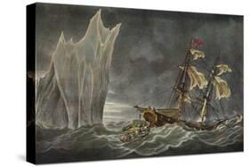 Wreck of the Lady Hobart, 1803, 1925-null-Stretched Canvas