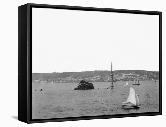 Wreck of the Maine, Havana, Cuba-null-Framed Stretched Canvas