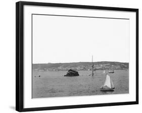 Wreck of the Maine, Havana, Cuba-null-Framed Photo