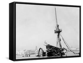 Wreck of the Maine, Havana-null-Framed Stretched Canvas