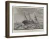 Wreck of the Peninsular and Oriental Company's Steamer Tasmania, on the Monk Rocks, Corsica-null-Framed Giclee Print