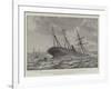 Wreck of the Peninsular and Oriental Company's Steamer Tasmania, on the Monk Rocks, Corsica-null-Framed Giclee Print