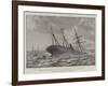 Wreck of the Peninsular and Oriental Company's Steamer Tasmania, on the Monk Rocks, Corsica-null-Framed Giclee Print